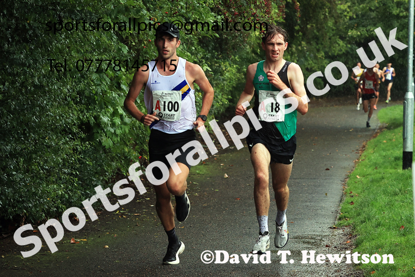 Senior Mens 6 Stage 2025 Northern Athletics Autumn Road Relays, Leigh, Lancashire. Photo: David T. Hewitson/Sports for All Pics